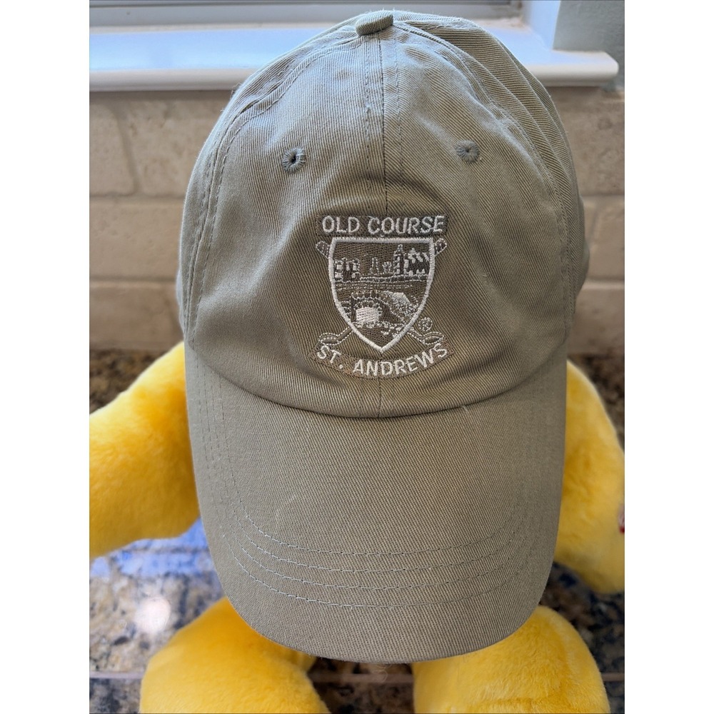 Vintage Tom Morris Old Course St. Andrews Golf Cotton Adjustable Hat Cap Adult